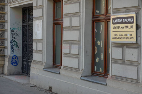 Napad na kantor przy ul. Piotrkowskiej w Łodzi