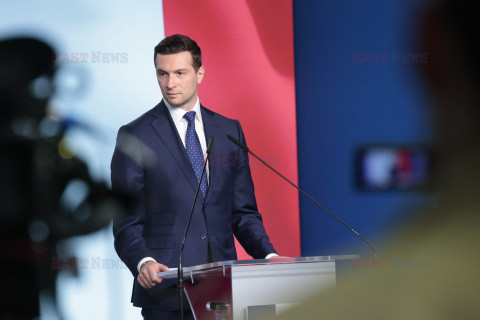 Wspólna konferencja Jarosława Kaczyńskiego i Jordana Bardelli