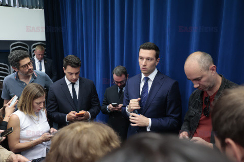 Wspólna konferencja Jarosława Kaczyńskiego i Jordana Bardelli