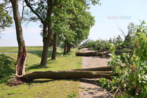 Burze i wichury nad Polską