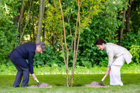 Cesarz Naruhito z wizytą w Holandii