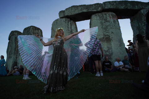 Dzień letniego przesilenia w Stonehenge