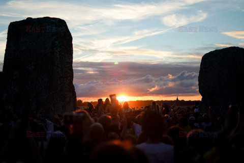 Dzień letniego przesilenia w Stonehenge