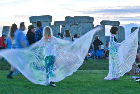 Dzień letniego przesilenia w Stonehenge