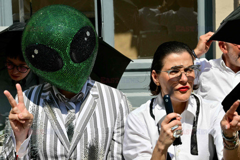 Znani na tygodniu mody męskiej w Mediolanie - lato 2027