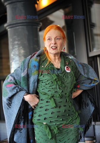 Vivienne Westwood na promocji eko-kawy