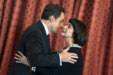 Mireille Mathieu odznaczona przez Sarkozy'ego