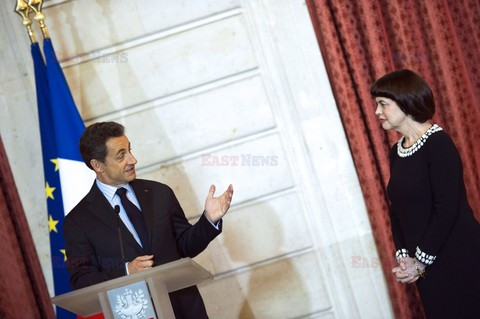 Mireille Mathieu odznaczona przez Sarkozy'ego