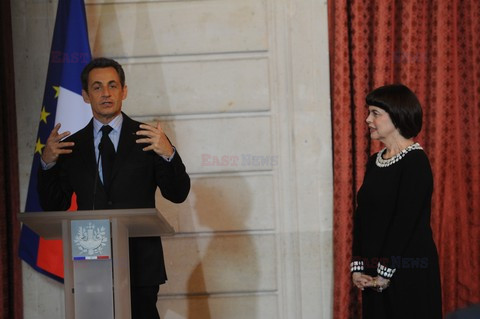 Mireille Mathieu odznaczona przez Sarkozy'ego