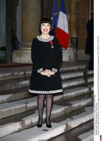 Mireille Mathieu odznaczona przez Sarkozy'ego