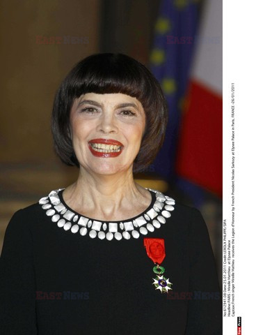 Mireille Mathieu odznaczona przez Sarkozy'ego