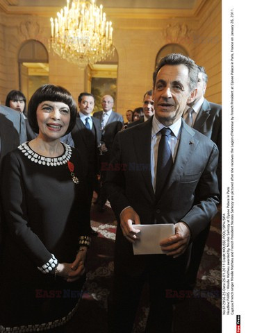 Mireille Mathieu odznaczona przez Sarkozy'ego