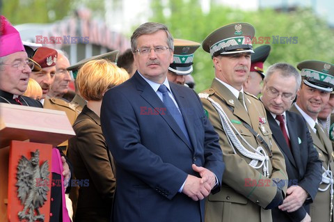 Prezydent Bronisław Komorowski na 20-leciu Straży Granicznej