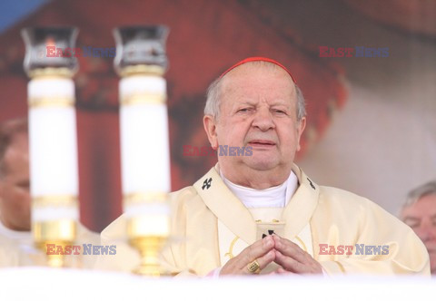 Wprowadzenie relikwii bł. Jana Pawła II do Centrum "Nie lękajcie się!" w Krakowie