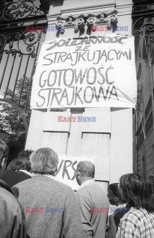 Strajki i demonstracje Solidarności