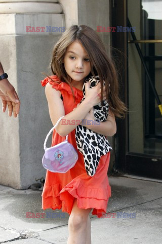Katie Holmes and Suri in New York