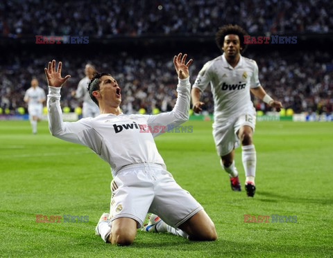 UEFA Champions League second leg semi-final football match Real Madrid against Bayern Munich 