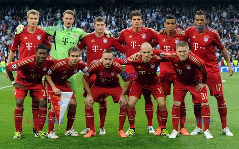 UEFA Champions League second leg semi-final football match Real Madrid against Bayern Munich 