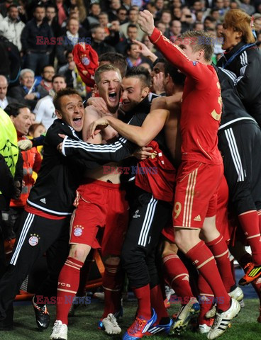 UEFA Champions League second leg semi-final football match Real Madrid against Bayern Munich 