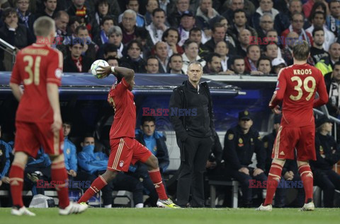 UEFA Champions League second leg semi-final football match Real Madrid against Bayern Munich 