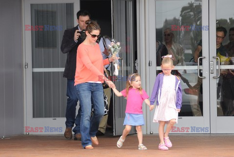 Ben Affleck i Jennifer Garner z córkami