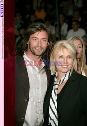 AUSTRALIJSKI AKTOR HUGH JACKMAN ROZDAJE AUTOGRAFY W RESTAURACJI SAPAGO W BEVERLY HILLS