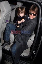 Tom Cruise i Katie Holmes z córką w Nowym Jorku