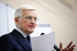 Jerzy Buzek na Uniwersytecie Łódzkim