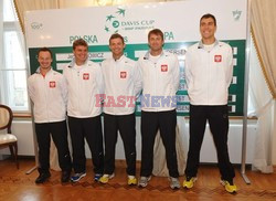 Polscy tenisisci przred turniejem Davis Cup