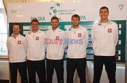 Polscy tenisisci przred turniejem Davis Cup
