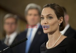 Angelina Jolie na spotkaniu ministrów spraw zagranicznych grupy G8