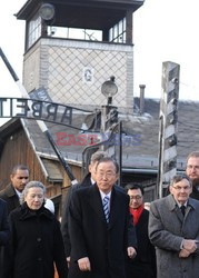 Sekretarz Generalny ONZ w w Muzeum Auschwitz - Birkenau