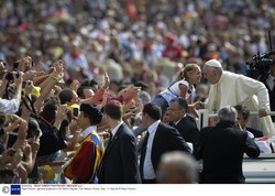 Pope Francis I general audience in St Peter's Square