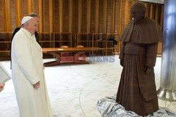 Czekoladowa podobizna papieża Franciszka