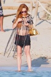 Lindsay Lohan na wakacjach