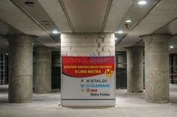 Budowa II Linii metra stacja Świętokrzyska