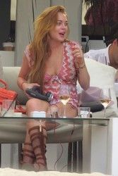 Lindsay Lohan na wakacjach