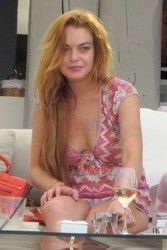 Lindsay Lohan na wakacjach