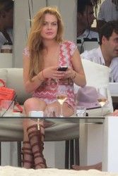 Lindsay Lohan na wakacjach