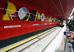Przejazd centralnym odcinkiem II linii stołecznego metra