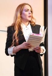 Lindsay Lohan na scenie teatralnej