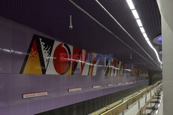 Wojciech Fangor - lustracja wystroju 2 linii warszawskiego metra