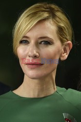 Cate Blanchett na otwarciu australijskiego pawilonu na biennale sztuki w Wenecji