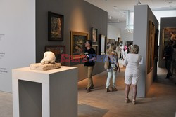 Tłumy zwiedzających w Muzeum Śląskim