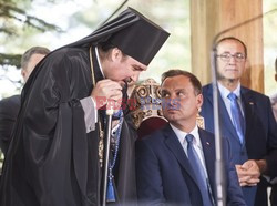 Prezydent Andrzej Duda z wizytą  na Św. Górze Grabarce 