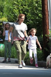  Ben Affleck i Jennifer Garner razem z dziećmi