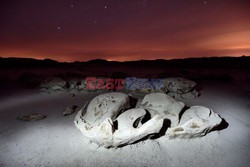 Księżycowy krajobraz w Nowym Meksyku - Sipa