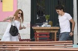 Lindsay Lohan i Egor Tarabasov w Madrycie