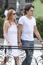 Lindsay Lohan i Egor Tarabasov w Madrycie