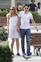 Lindsay Lohan i Egor Tarabasov w Madrycie